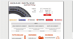 Desktop Screenshot of gommeservicemartini.com