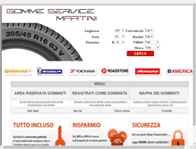 Tablet Screenshot of gommeservicemartini.com